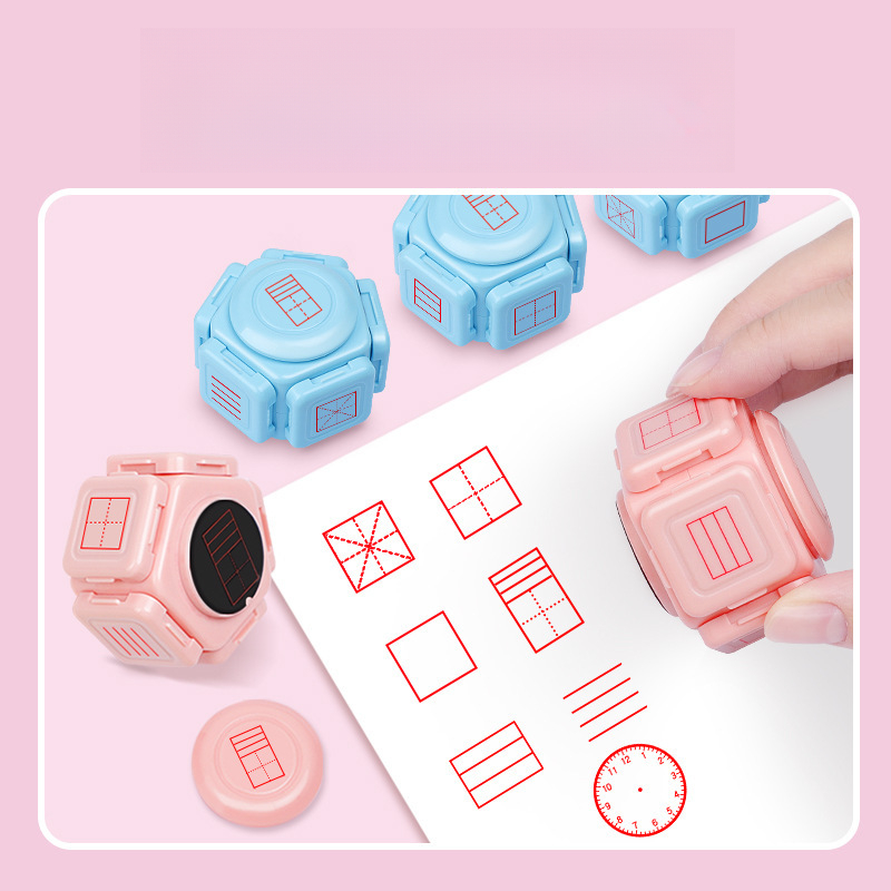 Kids Education Tools - Corrected Seal Pinyin Award Six-Side Seal