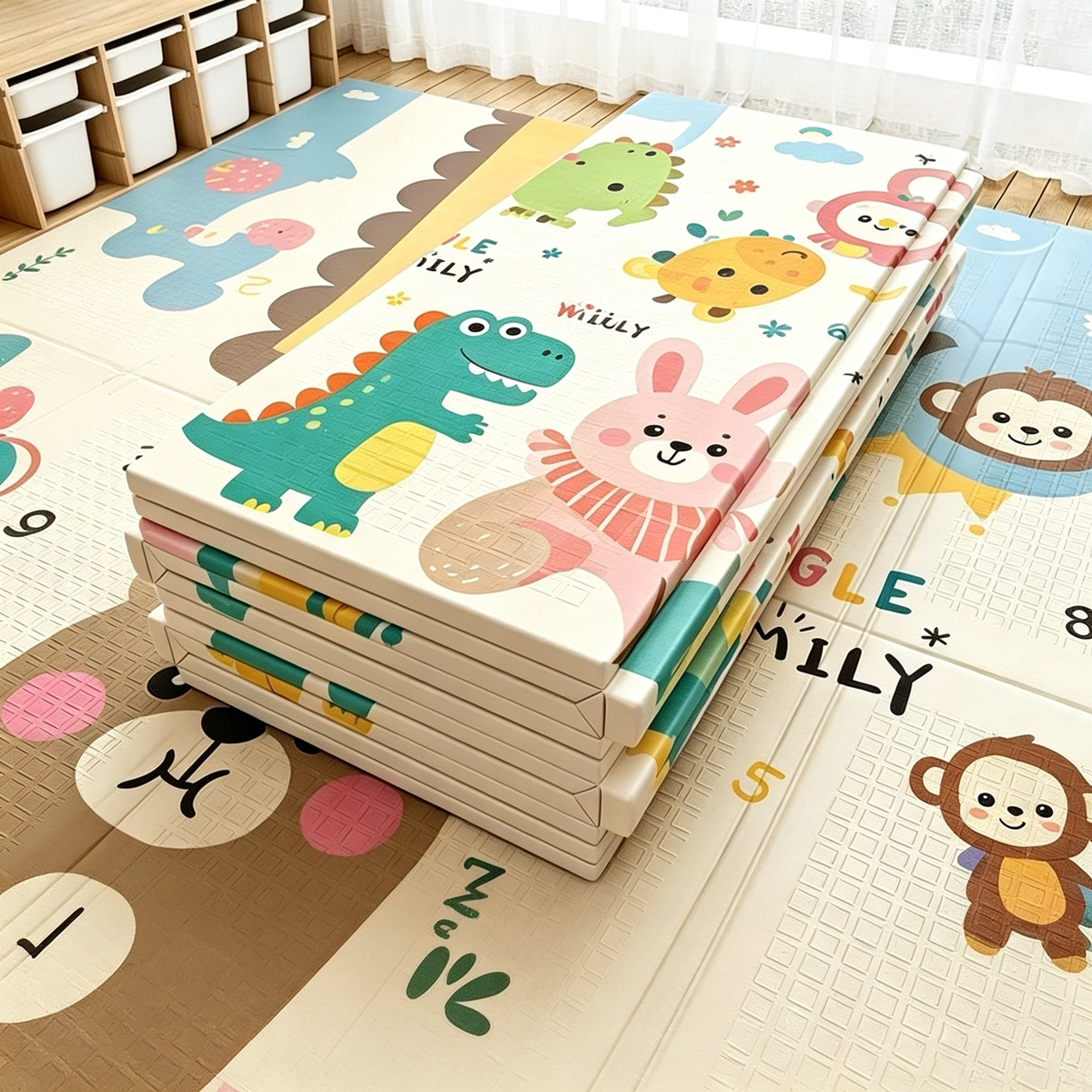 Kids Education Nursery - Non-Toxic Educational Foldable Children's Carpet Baby