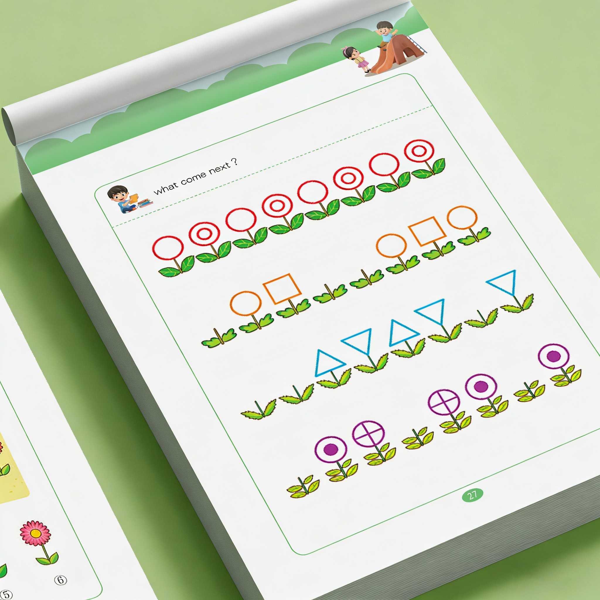 Learning Workbook Preschool - Pattern Finding Workbook for Kids |