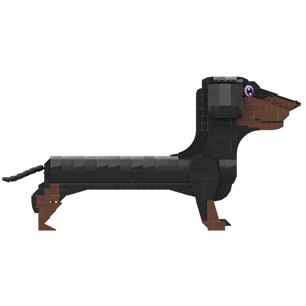 Kids Education In Germany - 2026 New MOC Germany Dachshund Building