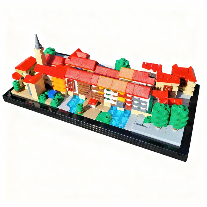 743pcs MOC Krämerbrücke Erfurt - đánh giá và giá Kids Education In Germany