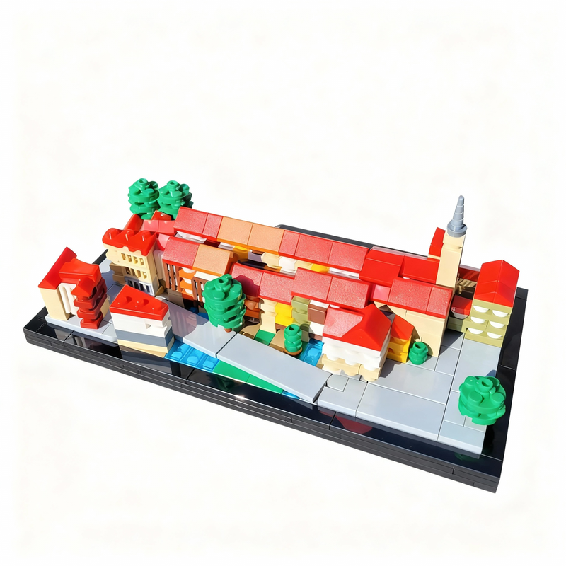 743pcs MOC Krämerbrücke Erfurt - đánh giá và giá Kids Education In Germany