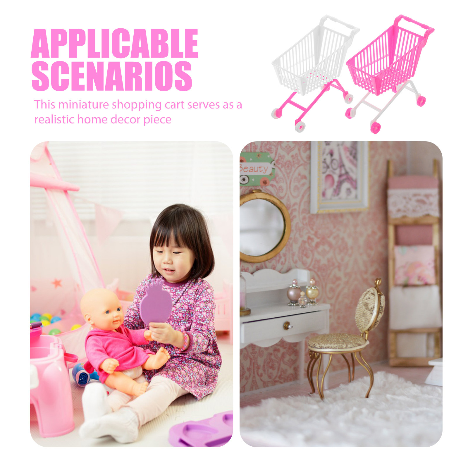 10Pcs Realistic Mini Shopping  - đánh giá và giá Kids Education Nursery
