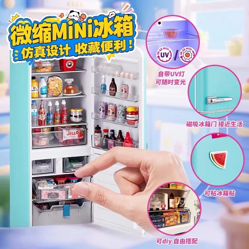 Genuine ZURU Mini Fridge Set P - đánh giá và giá Kids Education Yes