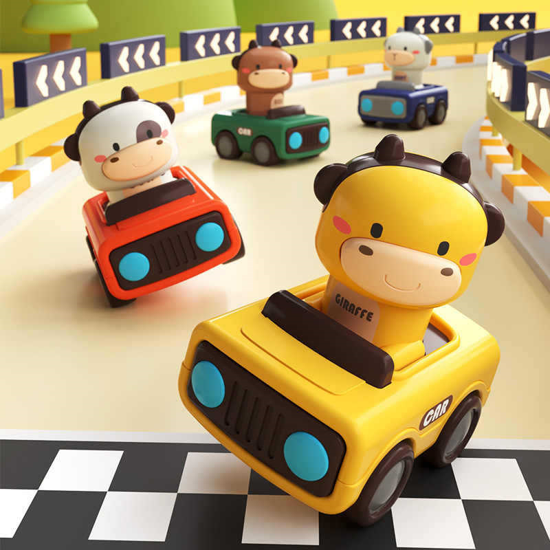 Animal Push and Go Car Toy, Du - đánh giá và giá Kids Early Education