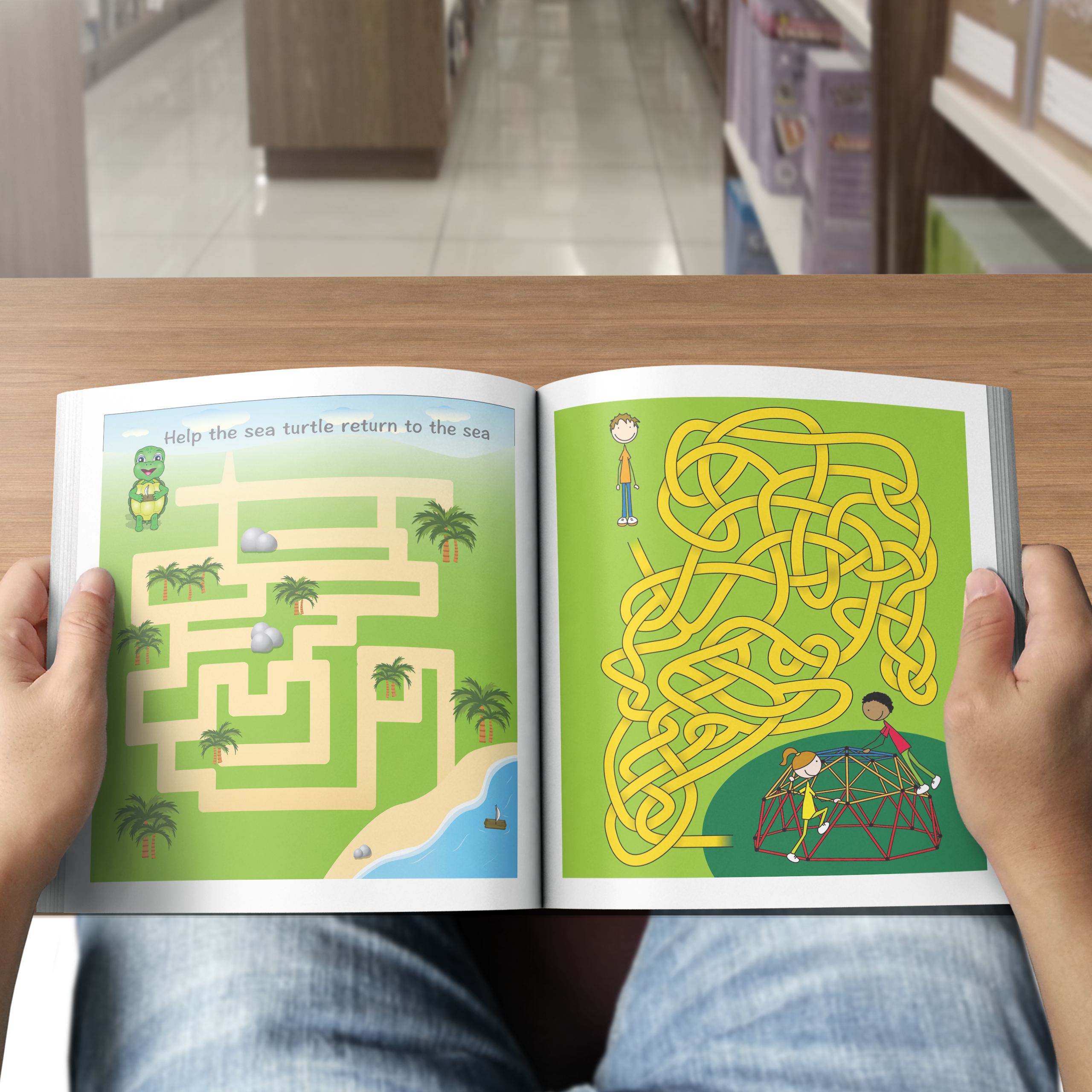 Interactive Maze Puzzle Book f - đánh giá và giá English Kids Education