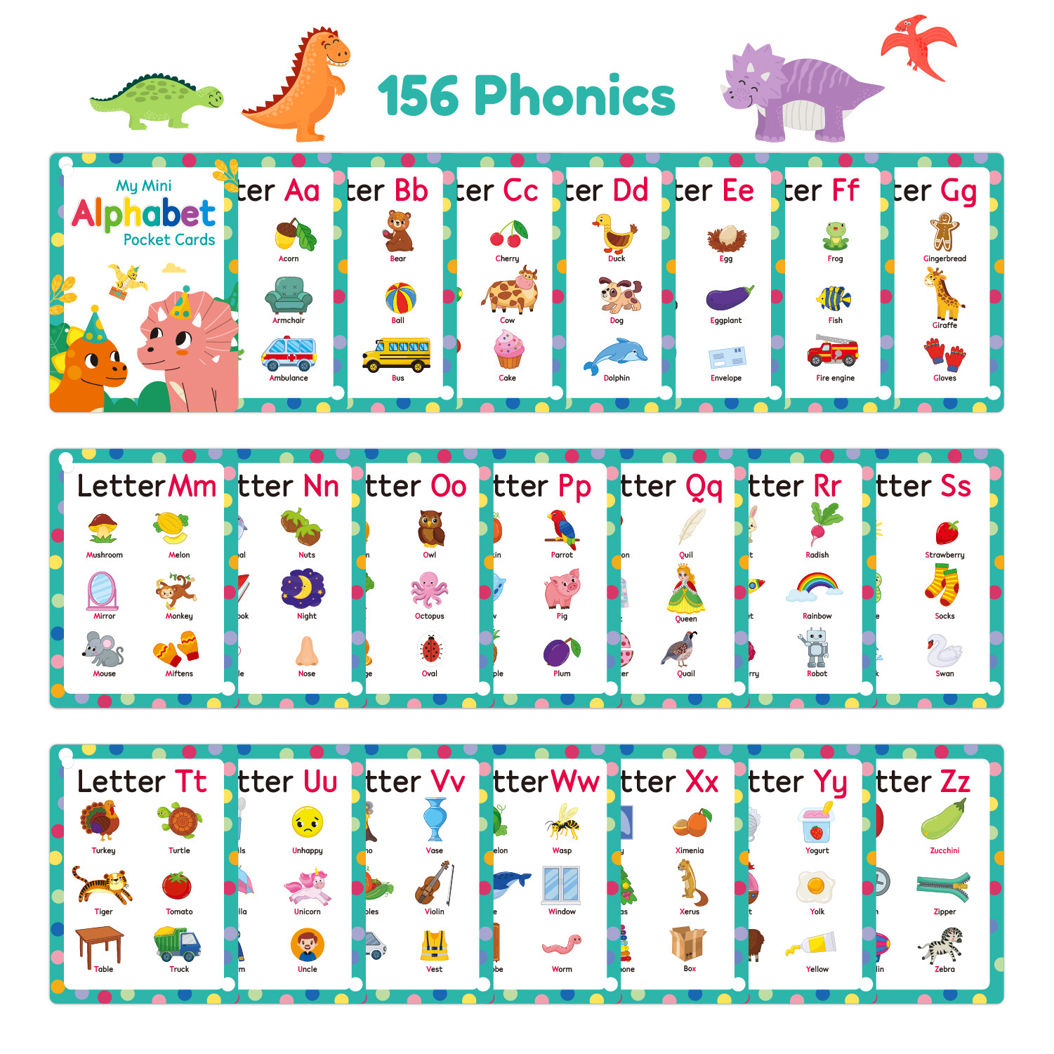 ABC Phonics Flash Cards for Ki - đánh giá và giá Abc Kids Early Education