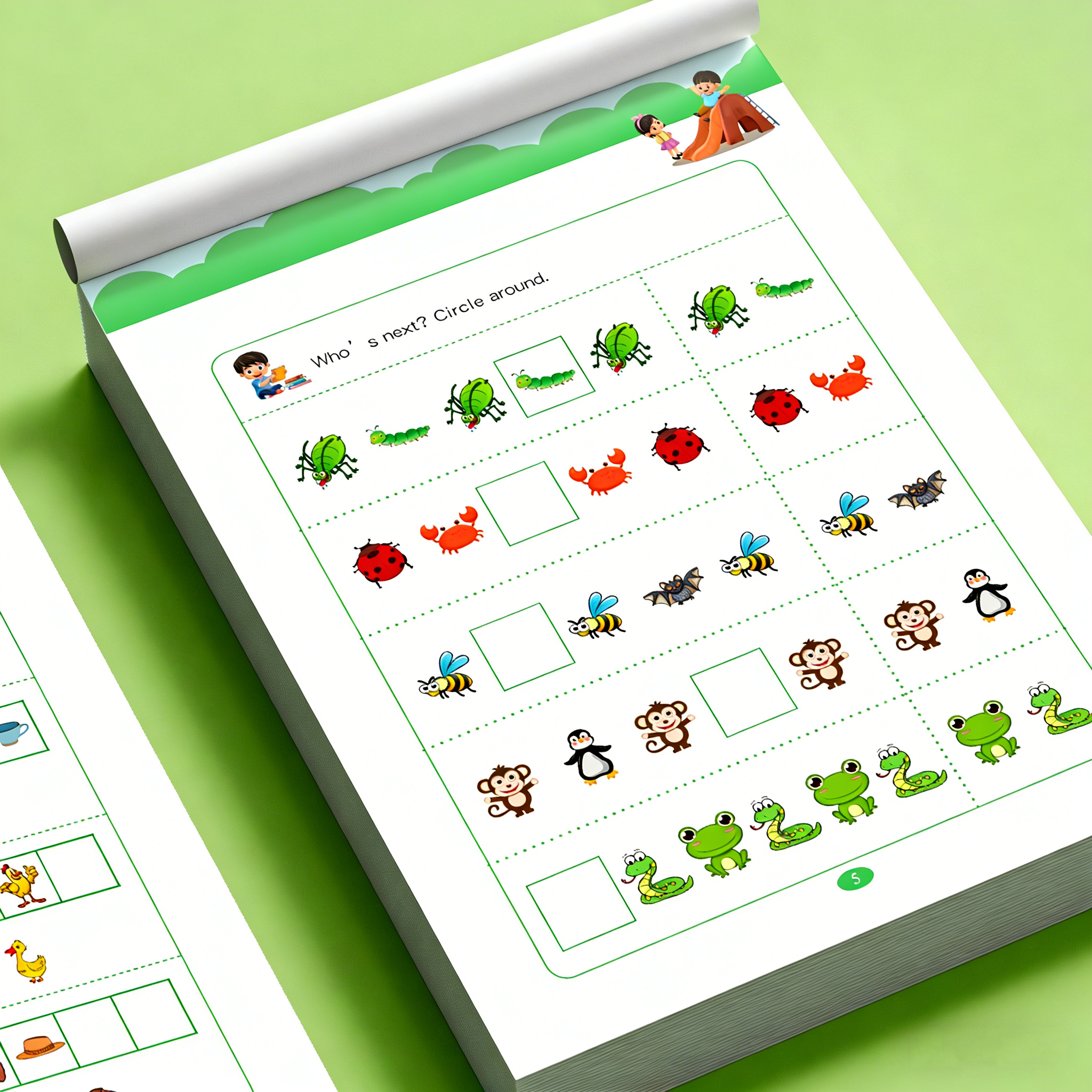 Pattern Finding Workbook for K - đánh giá và giá Learning Workbook Preschool