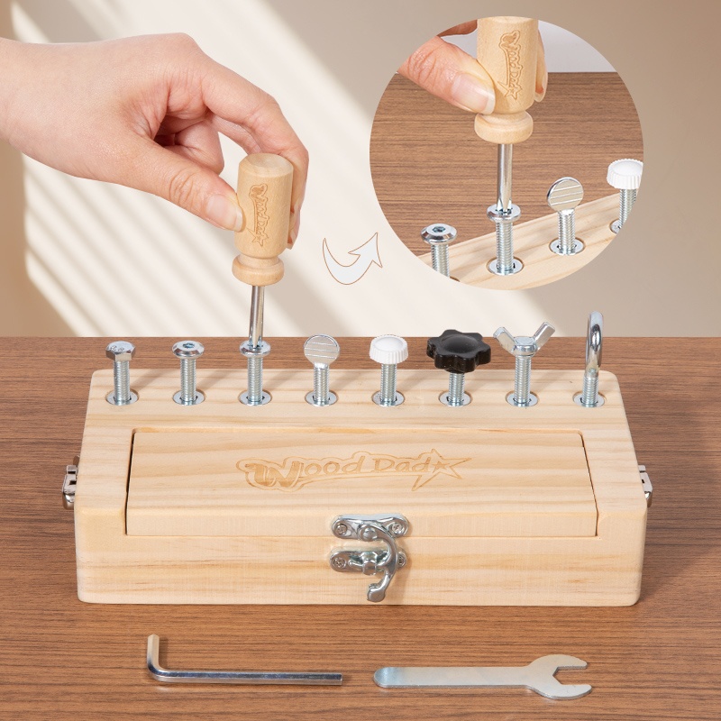 Screw Nut Workbench, Busy Boar - đánh giá và giá Kids Education Tools