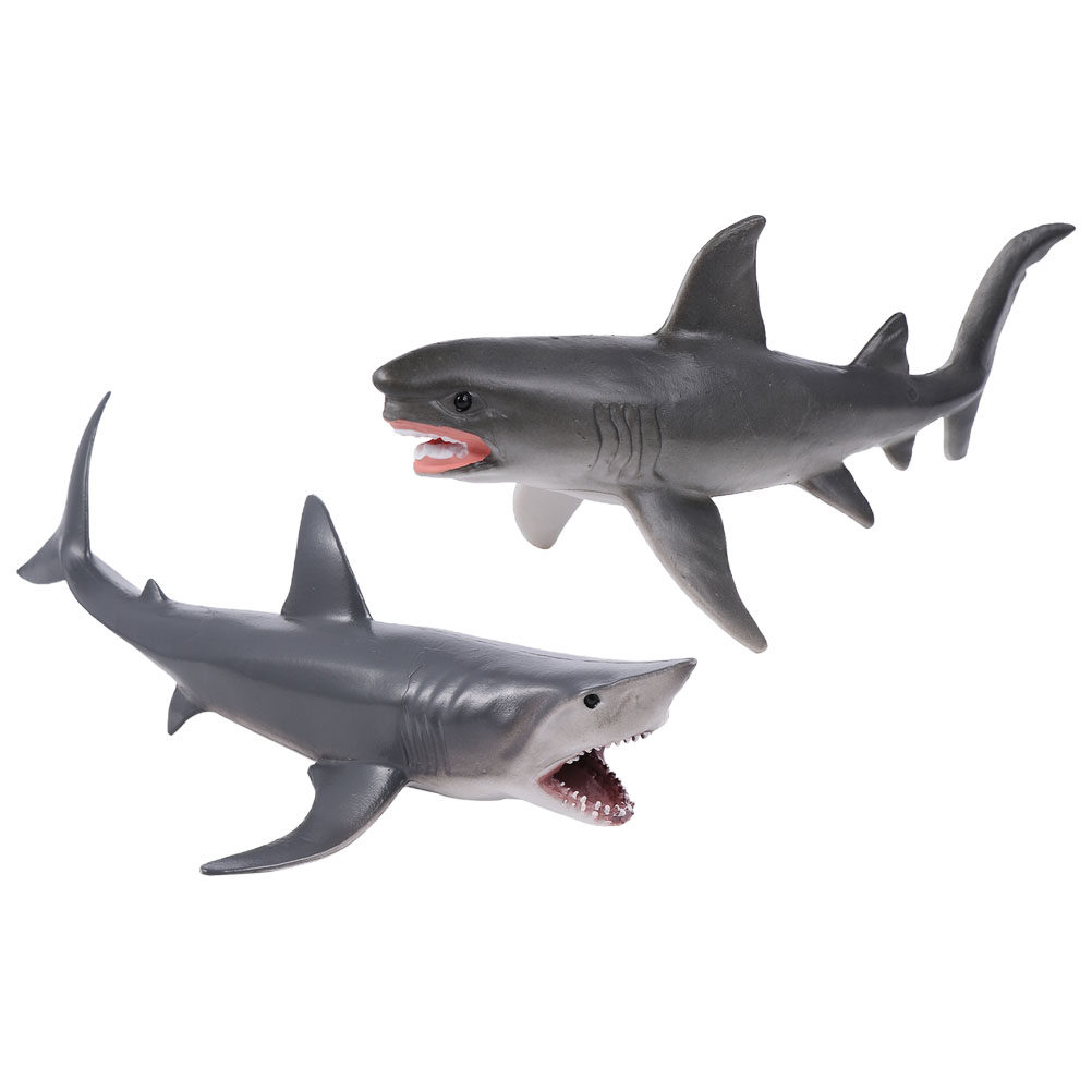 2Pcs Simulation Shark Animal P - đánh giá và giá Kids Education Tools