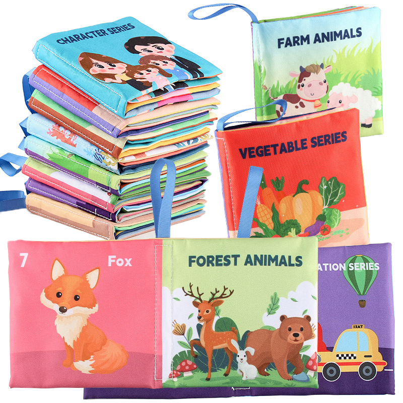 [J] Cloth Book For Early Educa - đánh giá và giá English Kids Education