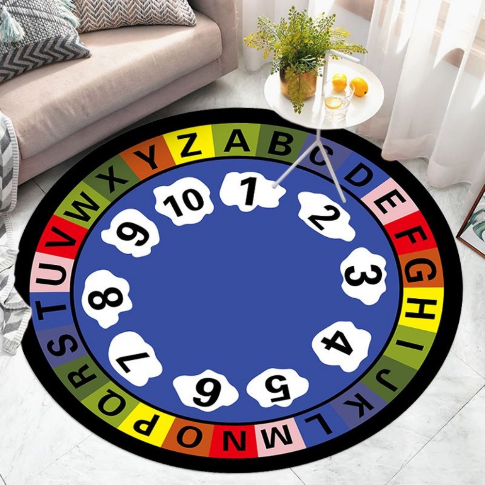 Rainbow ABC Number Round Rug N - đánh giá và giá Abc Kids Early Education