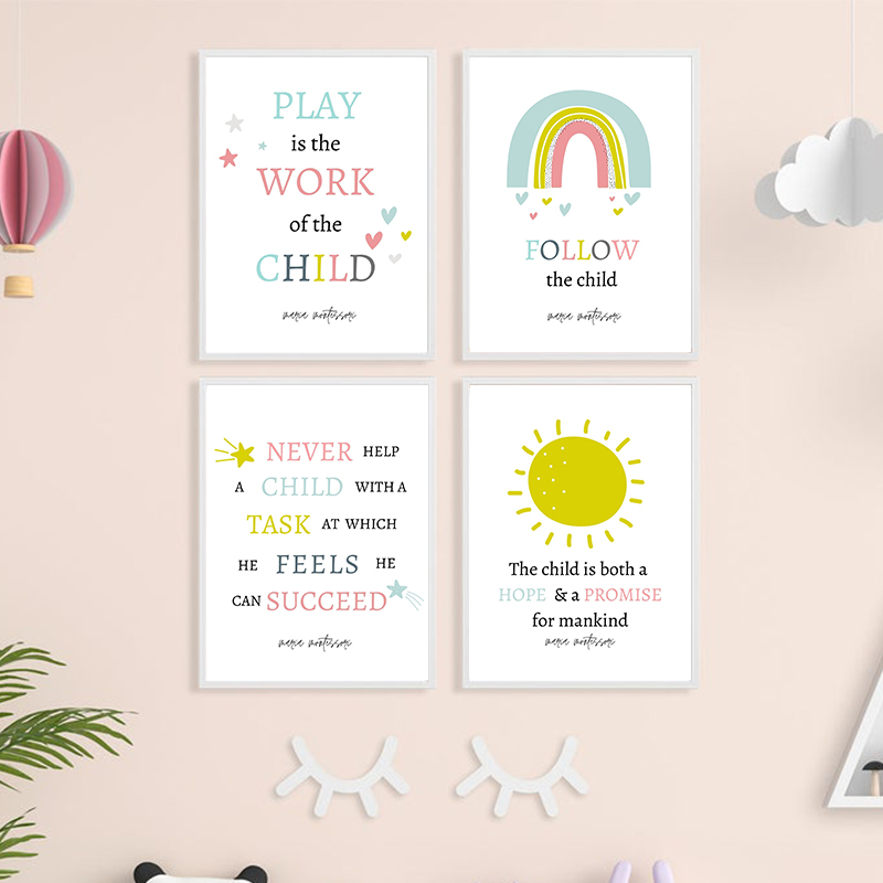 Play is the Work of A Child Qu - đánh giá và giá Kids Education Nursery