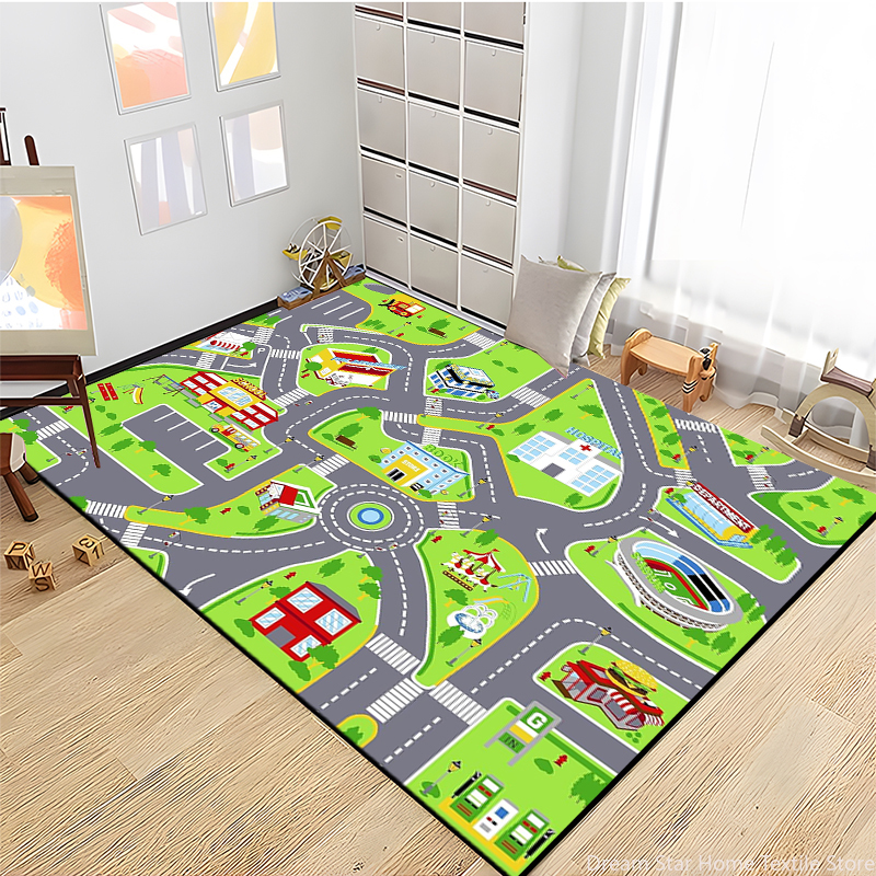 Kids Road Traffic Carpet Carto - đánh giá và giá Kids Education Nursery