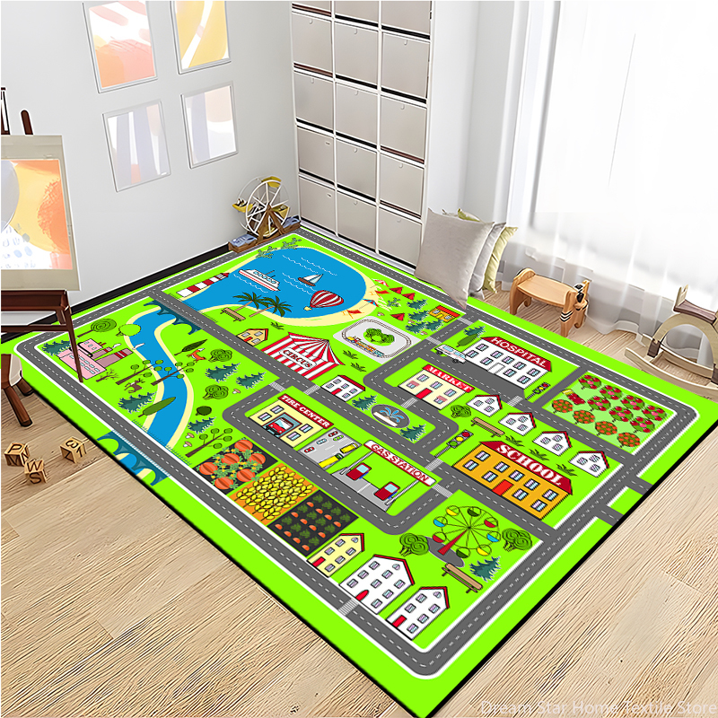 Kids Road Traffic Carpet Carto - đánh giá và giá Kids Education Nursery