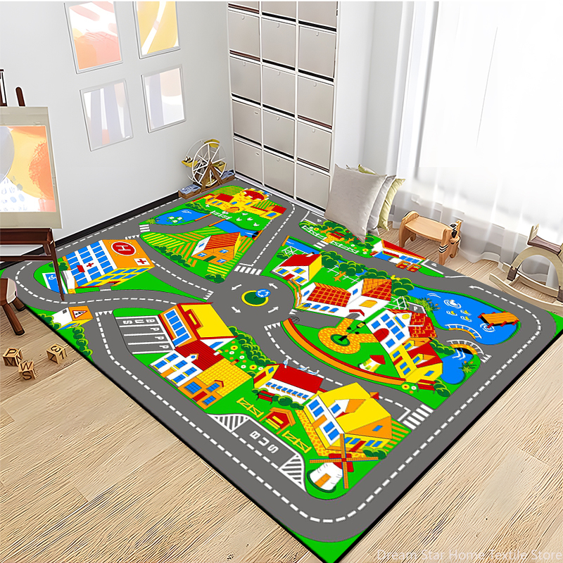 Kids Road Traffic Carpet Carto - đánh giá và giá Kids Education Nursery