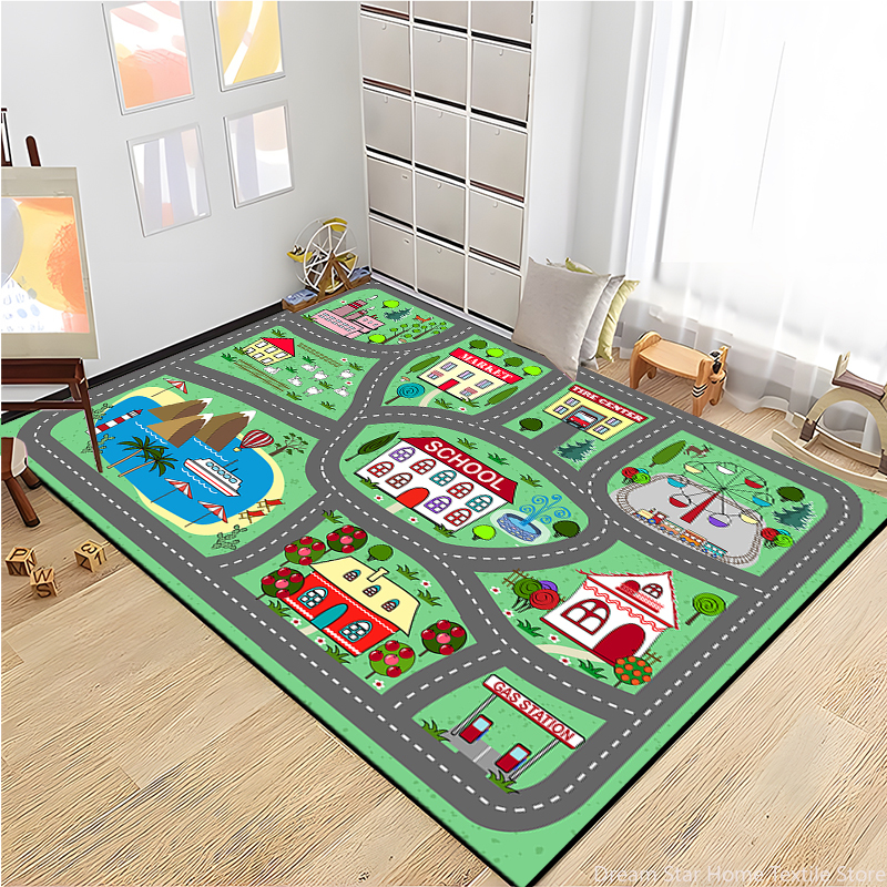 Kids Road Traffic Carpet Carto - đánh giá và giá Kids Education Nursery