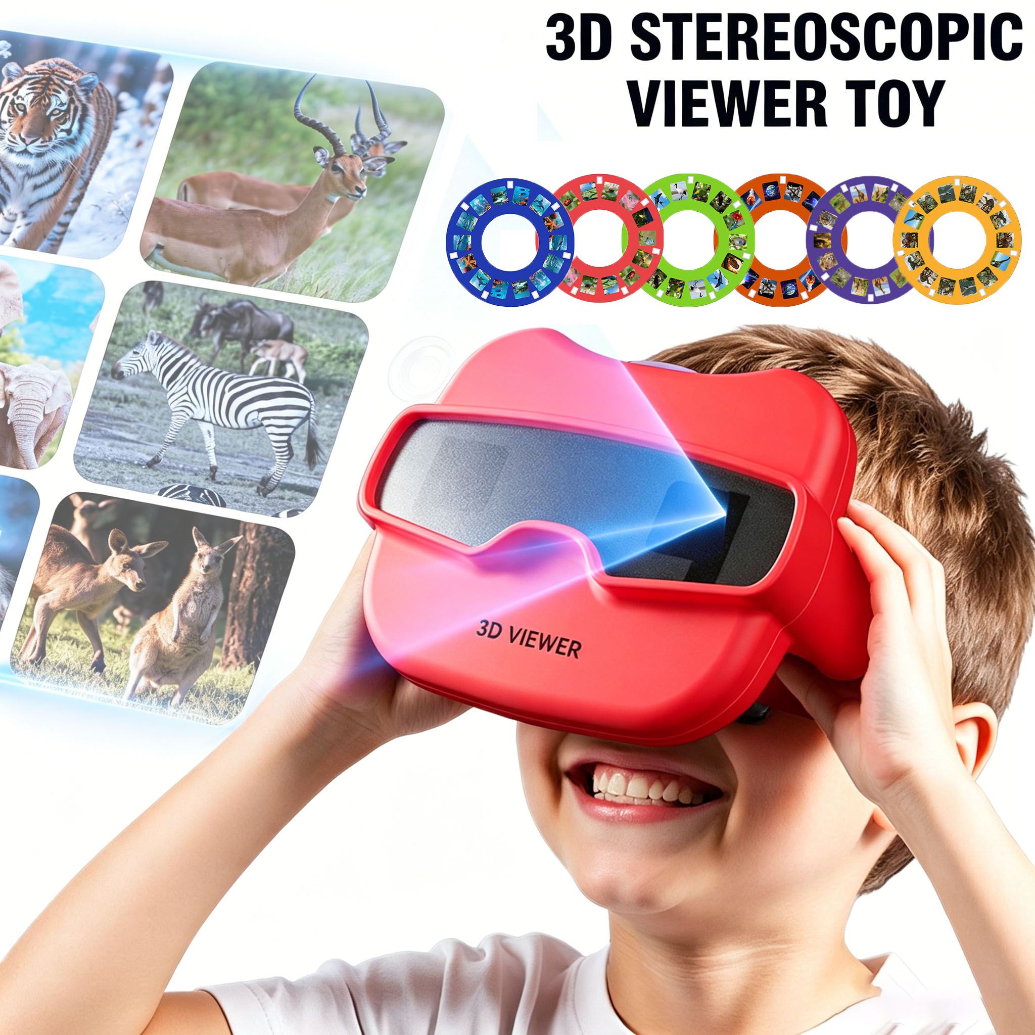 3D Stereoscopic Viewer Toy wit - đánh giá và giá Kids Education Reels