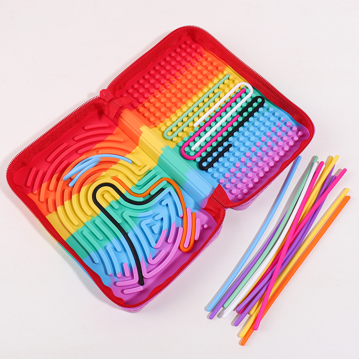Silicone Rainbow Desk Statione - đánh giá và giá Kids Education Things