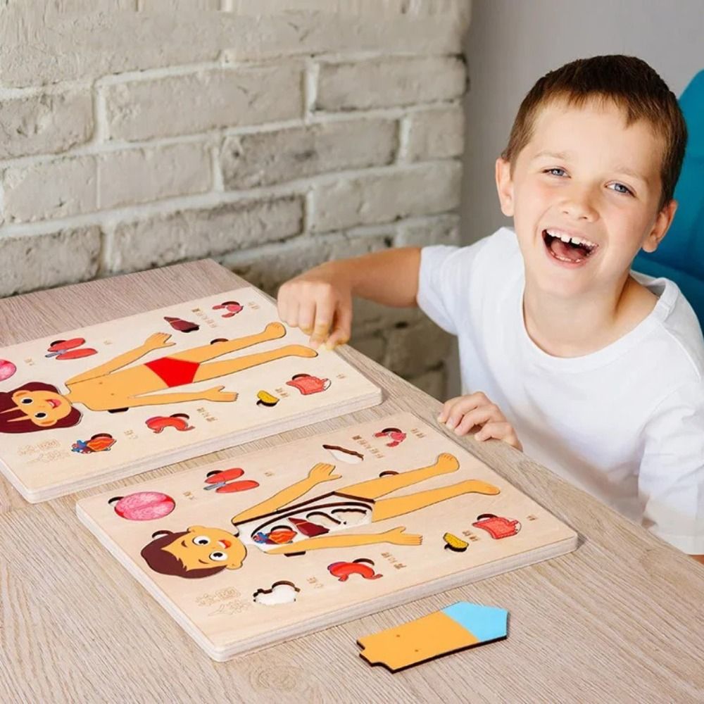 NEW Learning Board Montessori  - đánh giá và giá Human Body Puzzle