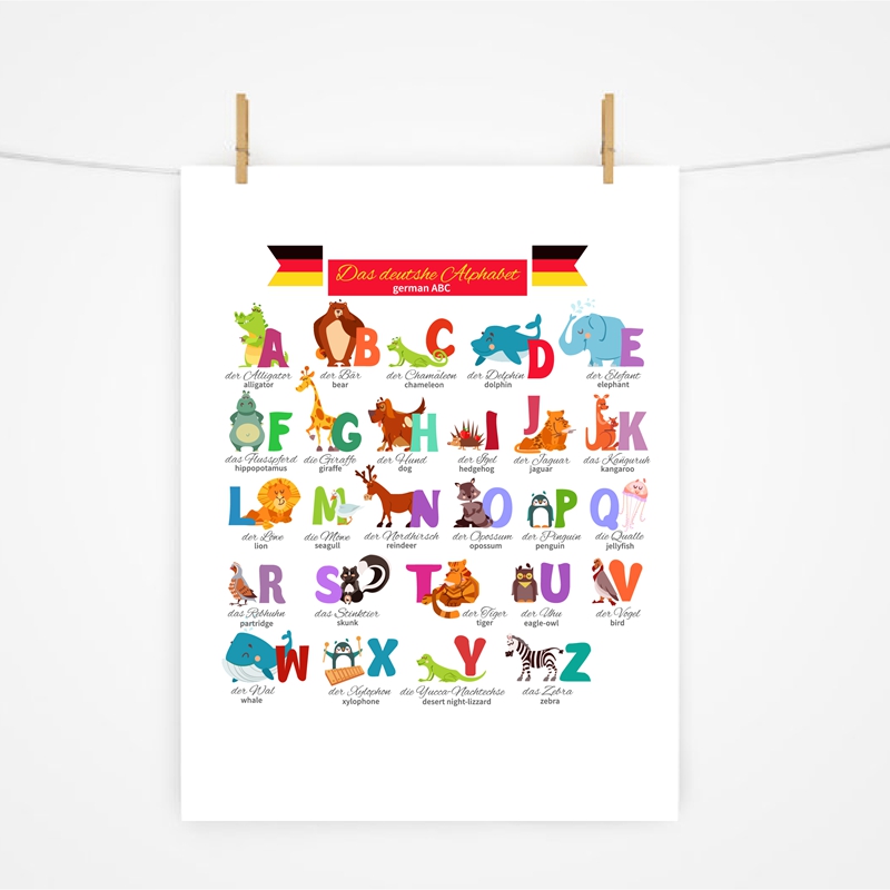 German Alphabet with Animals N - đánh giá và giá Kids Education Nursery
