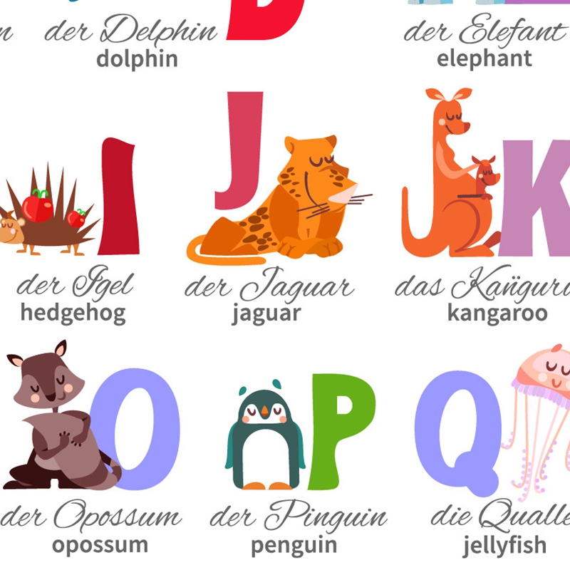 German Alphabet with Animals N - đánh giá và giá Kids Education Nursery