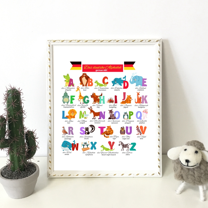 German Alphabet with Animals N - đánh giá và giá Kids Education Nursery