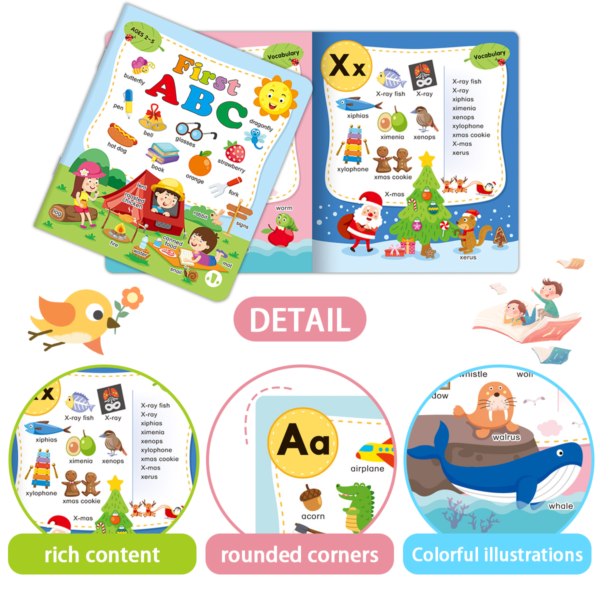 First ABC Alphabet Book for Ki - đánh giá và giá Abc Kids Early Education