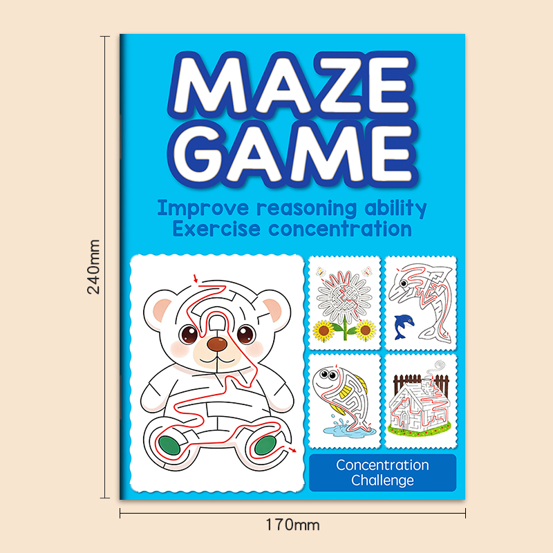 Children's Maze Book, Preschoo - đánh giá và giá Learning Workbook Preschool