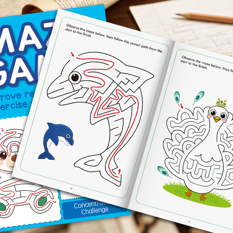 Children's Maze Book, Preschoo - đánh giá và giá Learning Workbook Preschool