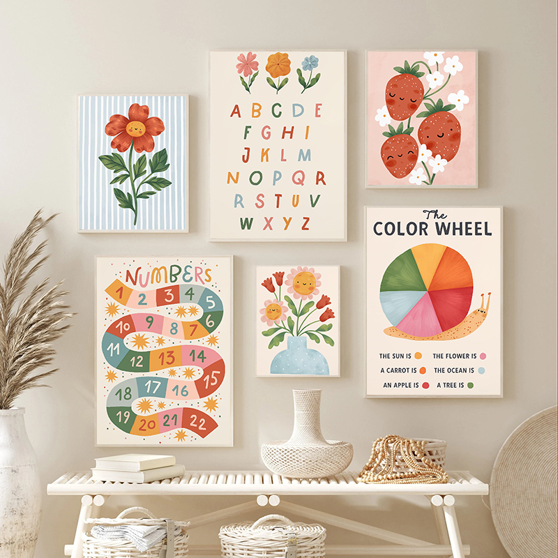 Floral Alphabet Education Kid  - đánh giá và giá Kids Education Yes
