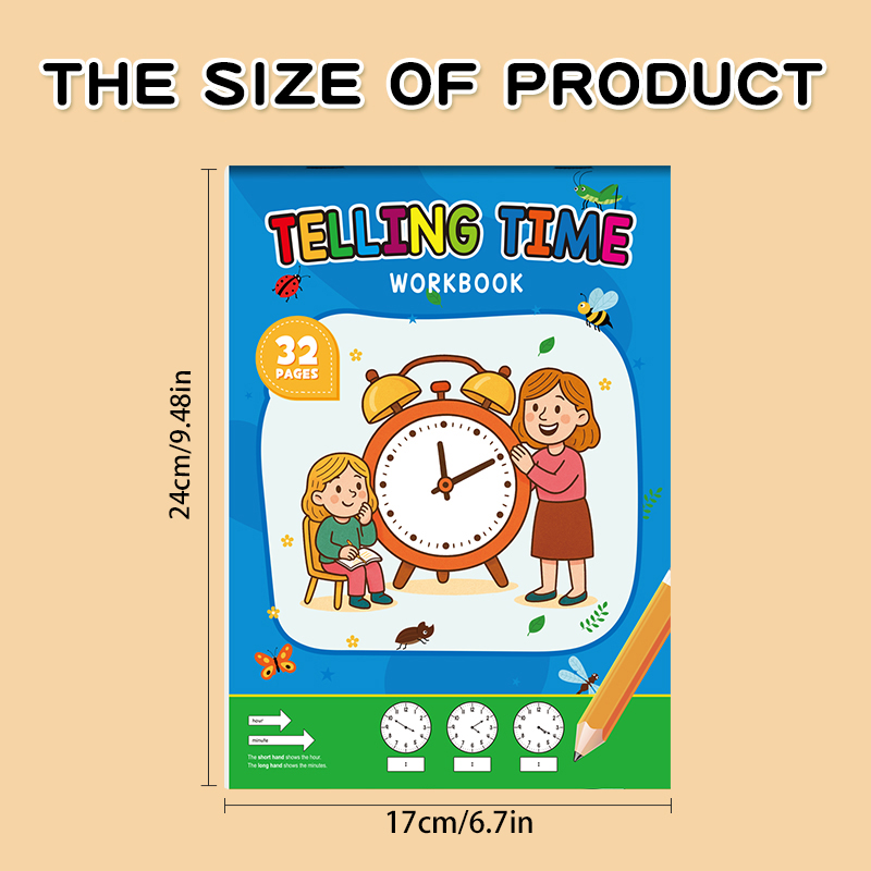 Clock Practice Workbook, Suita - đánh giá và giá English Kids Education
