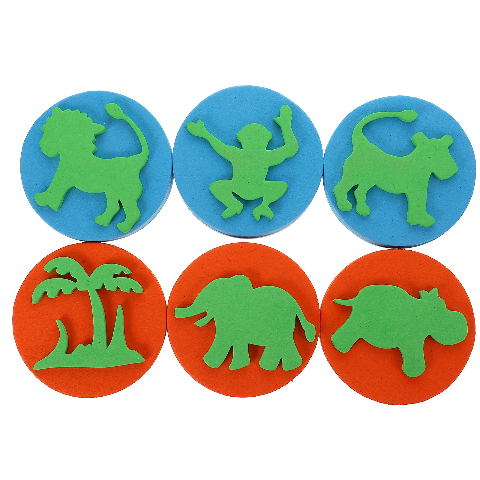 6Pcs Assorted Animal Eva Stamp - đánh giá và giá Kids Education Tools