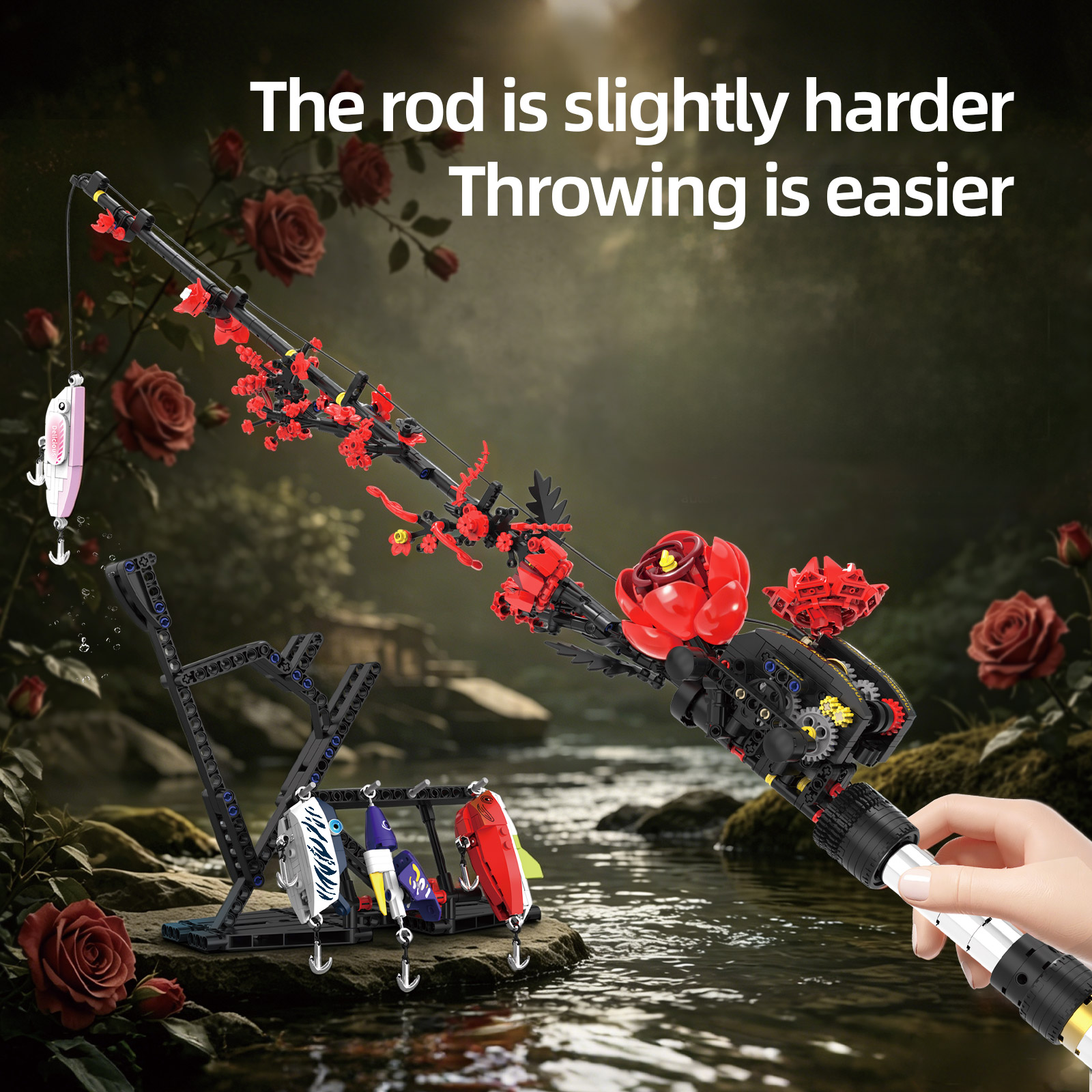 MOC Simulated Gear Reel Rose F - đánh giá và giá Kids Education Reels