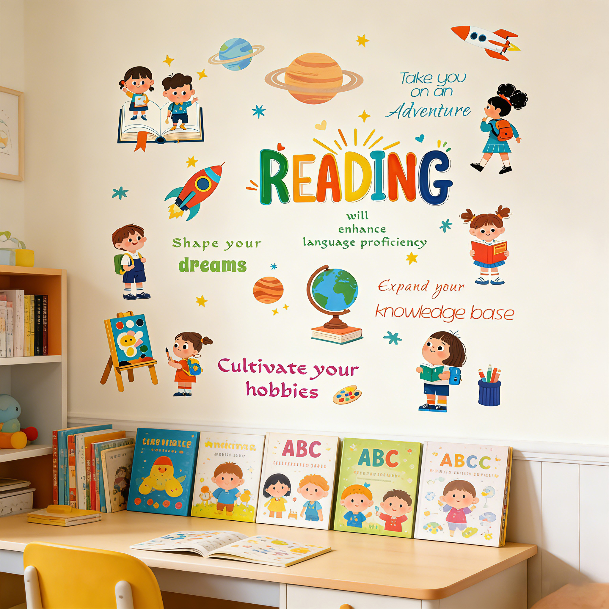 Cartoon Character Space Planet - đánh giá và giá Kids Education Nursery