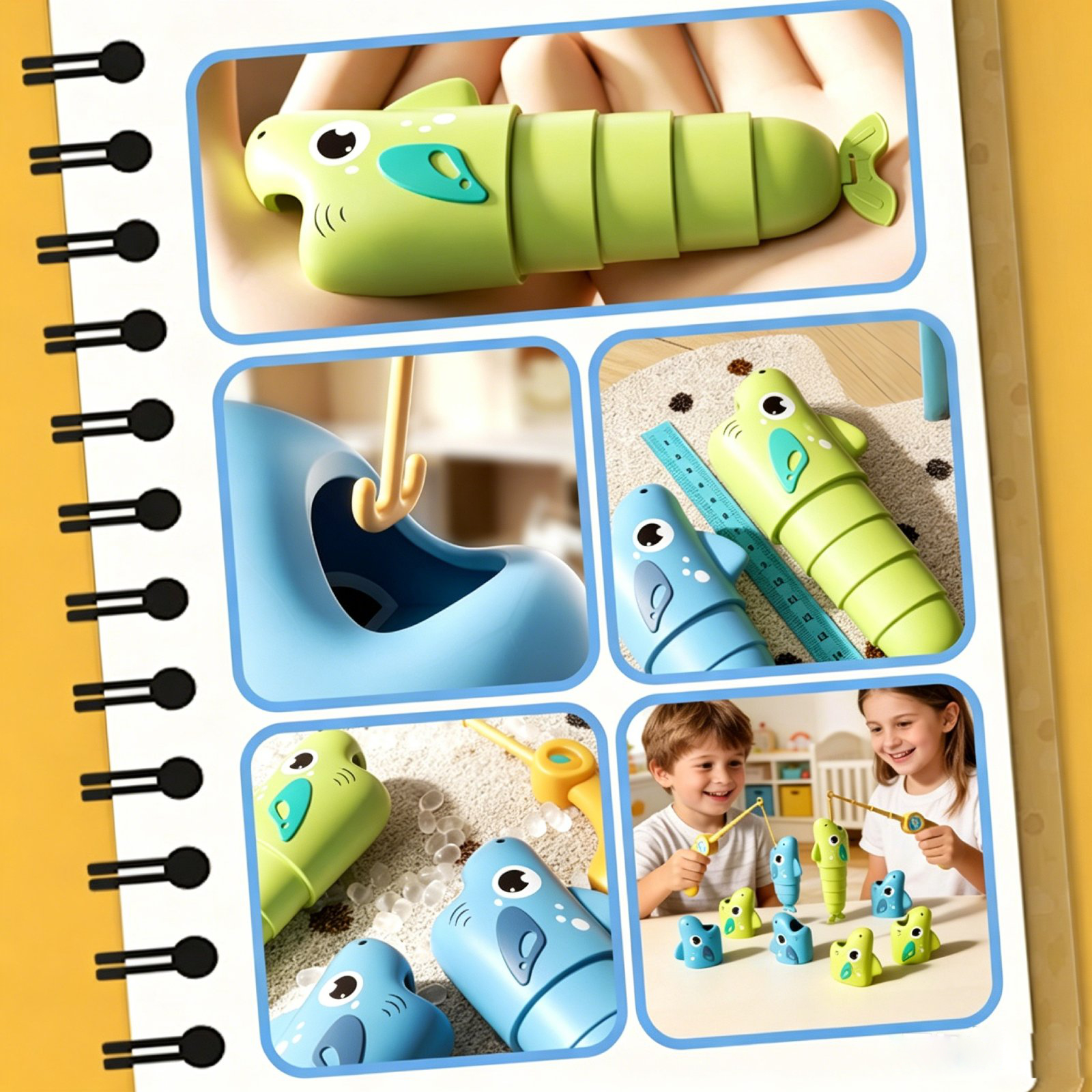 Portable Fishing Toy for Kids  - đánh giá và giá Kids Education Reels