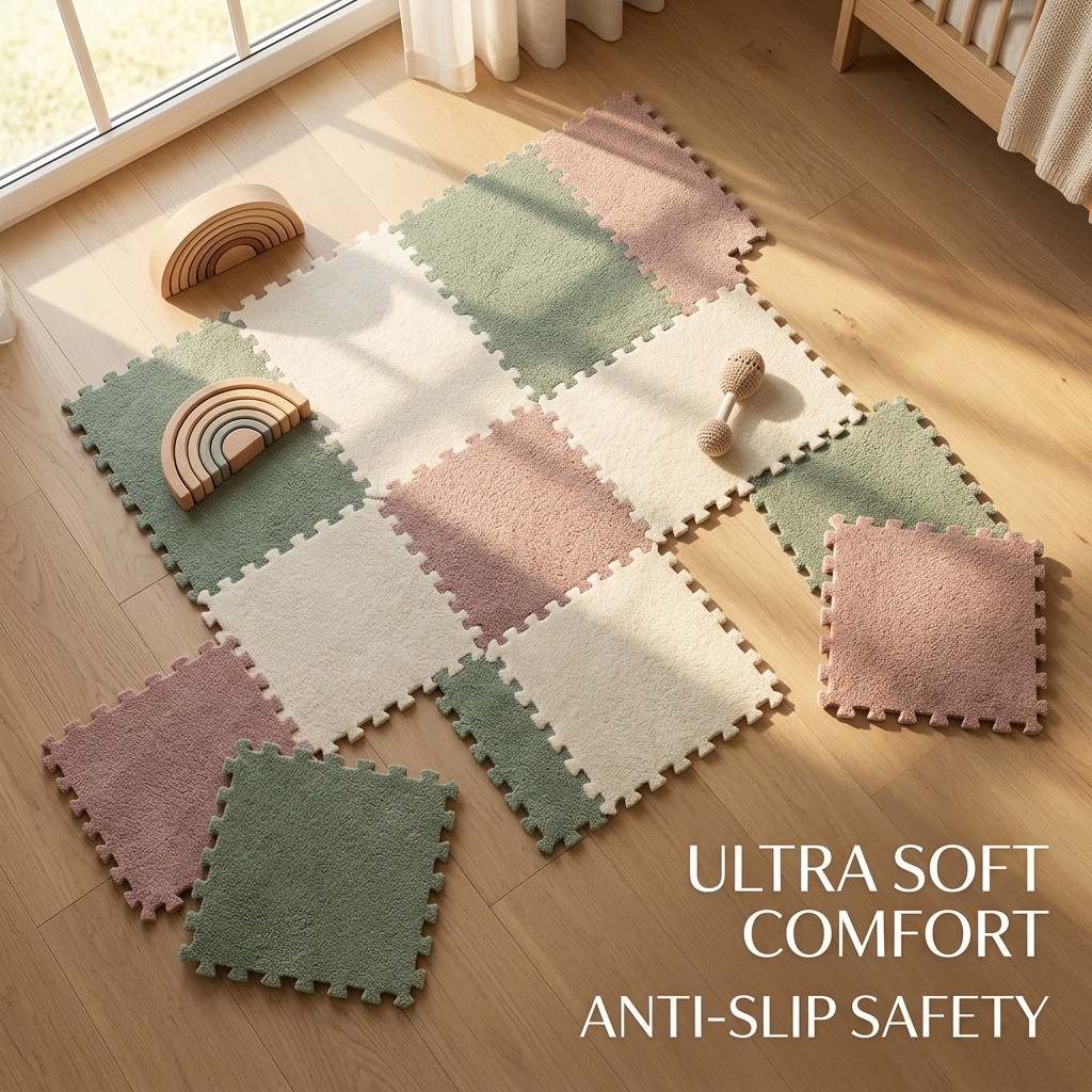 Plush Baby Play Mat 30x30cm In - đánh giá và giá Kids Education Nursery