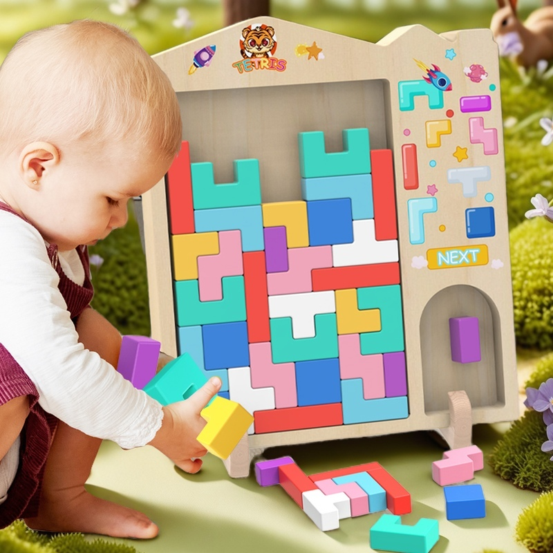 Tetris Building Blocks Childre - đánh giá và giá Human Body Puzzle