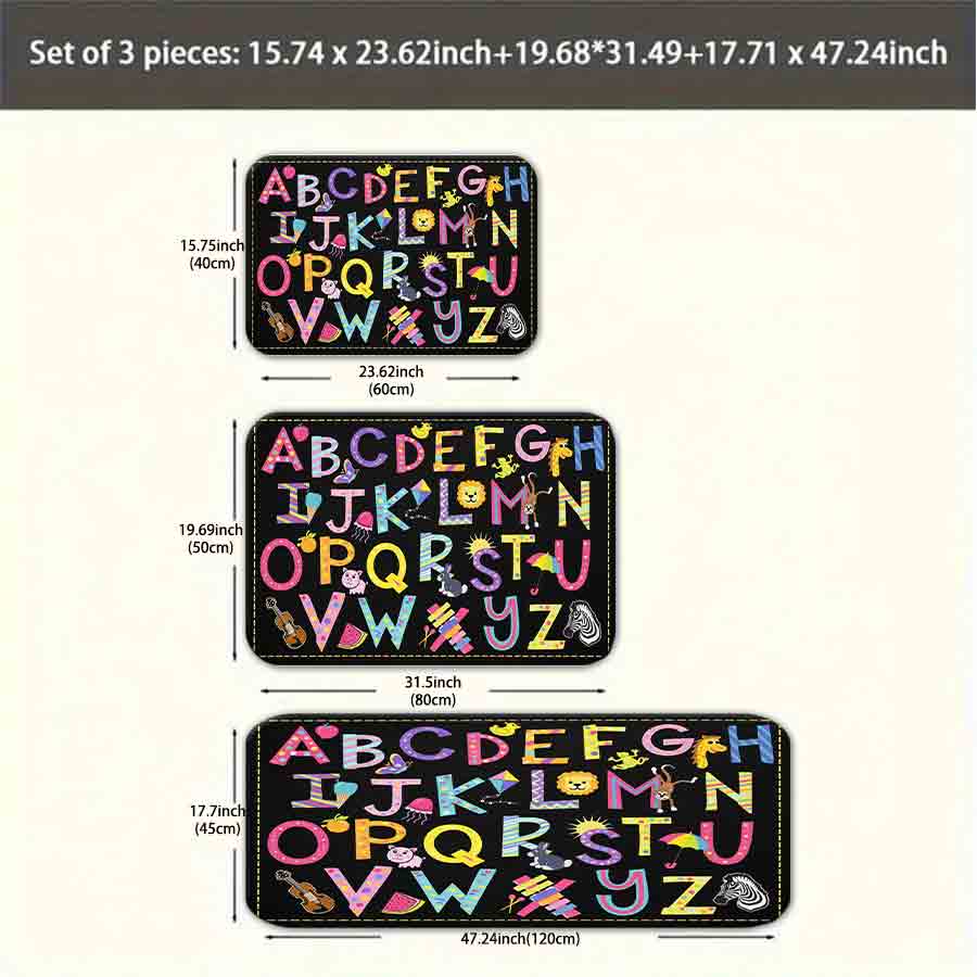1/2/3Pcs Flannel Kitchen Mat—A - đánh giá và giá Kids Education Nursery