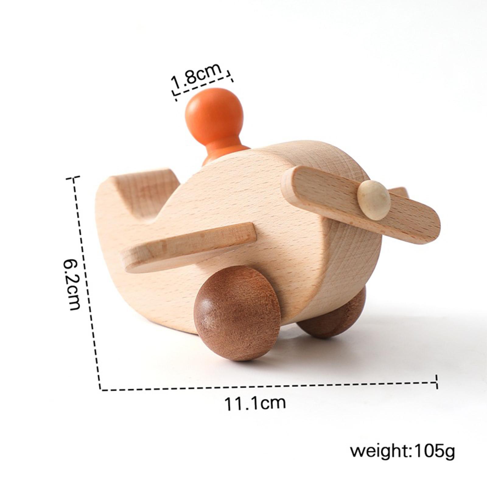 Wooden Airplane Toy Miniature  - đánh giá và giá Kids Early Education