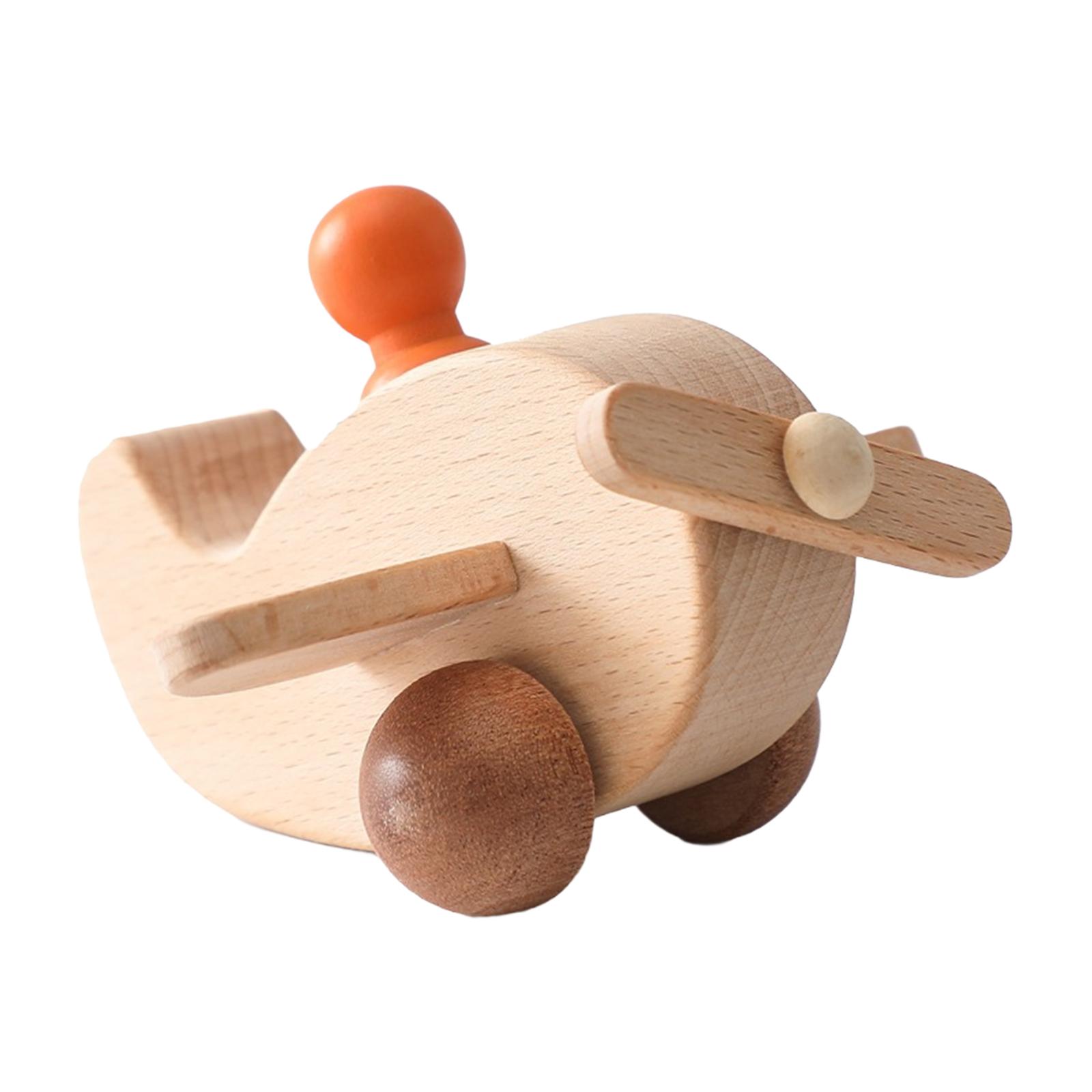 Wooden Airplane Toy Miniature  - đánh giá và giá Kids Early Education