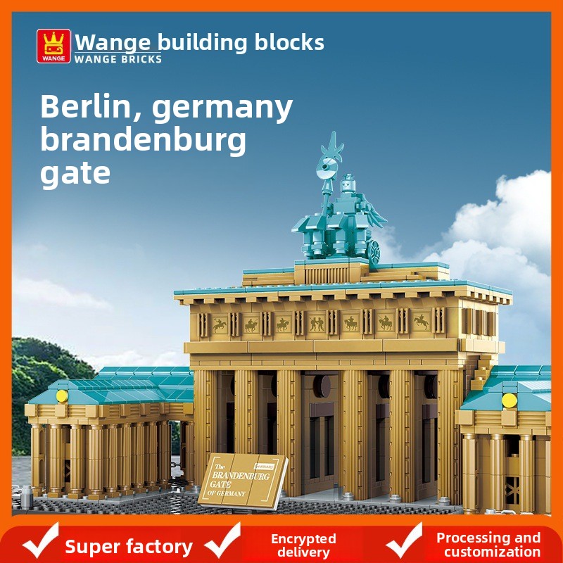 Brandenburg Gate Micro Bricks  - đánh giá và giá Kids Education In Germany