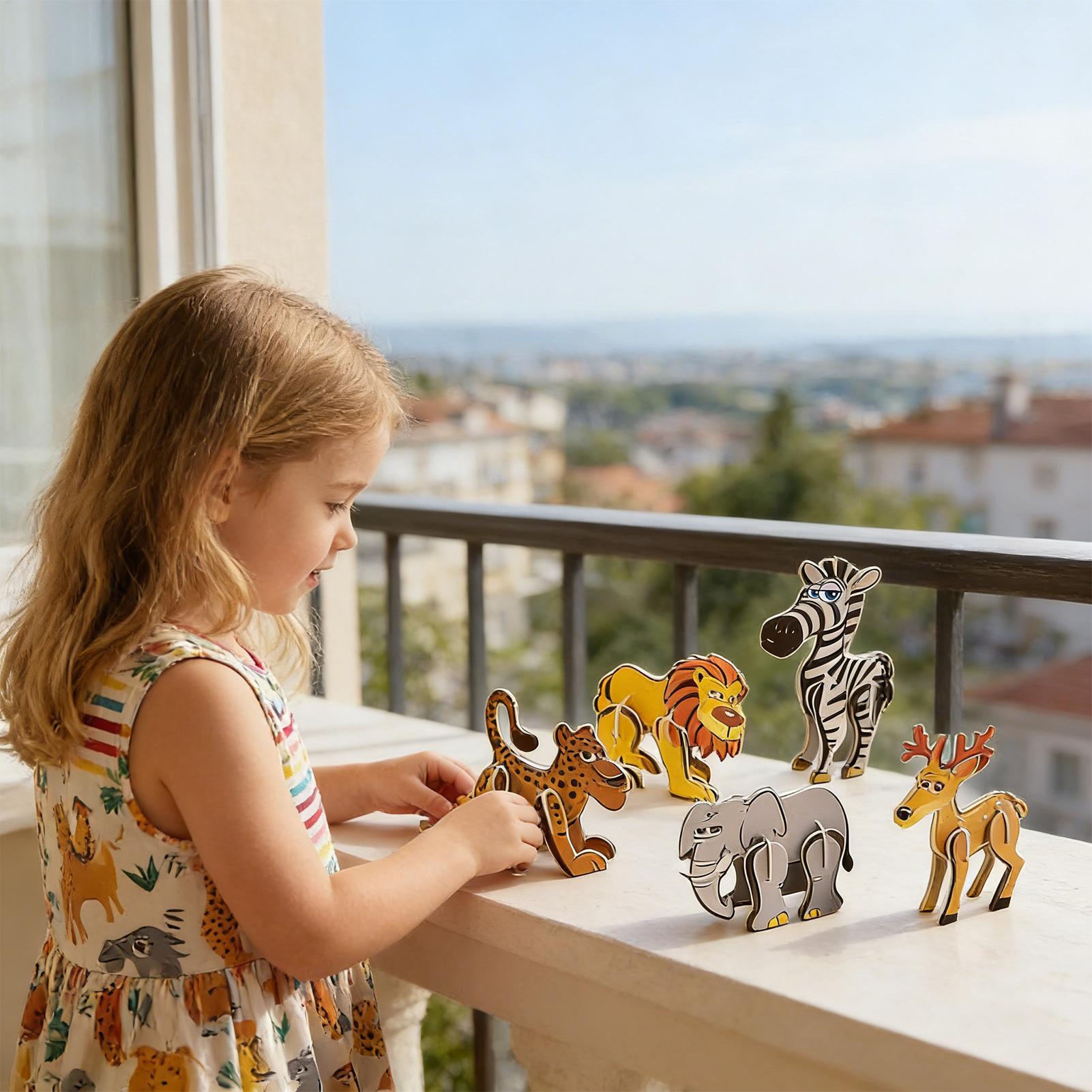 3D Jigsaw Puzzles For Kids 7 P - đánh giá và giá Kids Early Education