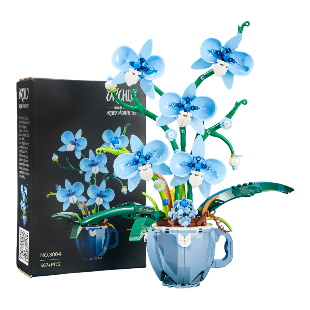 567PCS Potted Orchid MOC Build - đánh giá và giá Orchid Kids Education