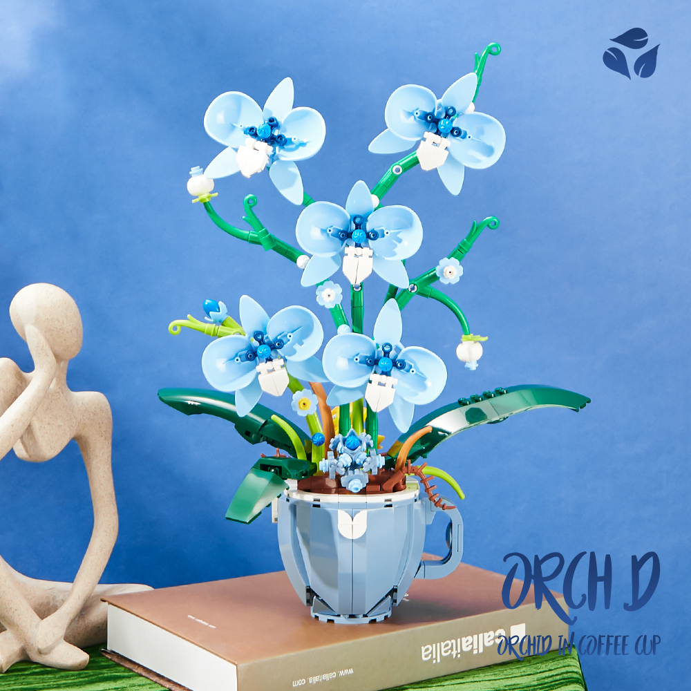 567PCS Potted Orchid MOC Build - đánh giá và giá Orchid Kids Education