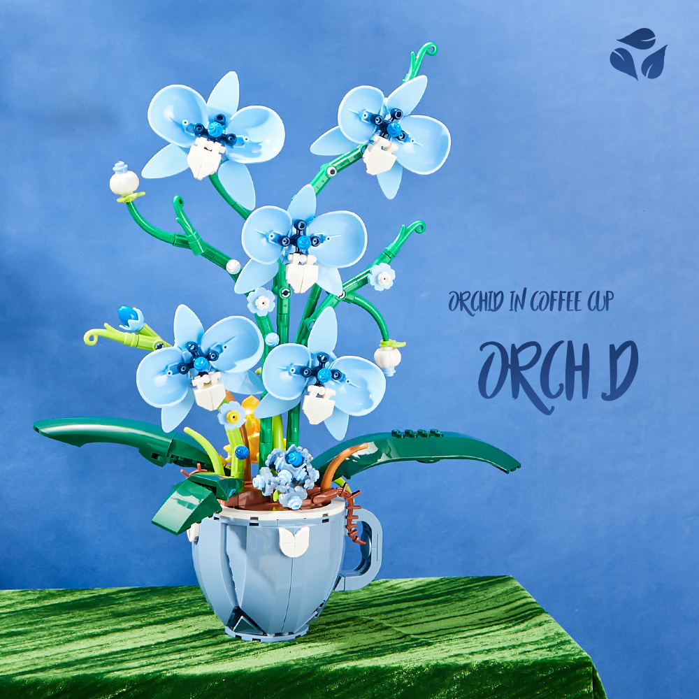 567PCS Potted Orchid MOC Build - đánh giá và giá Orchid Kids Education