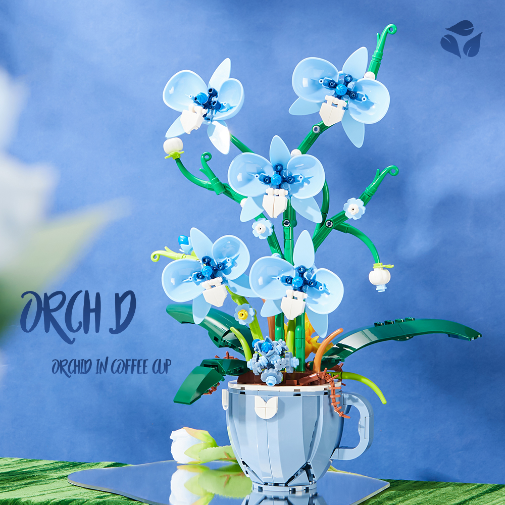 567PCS Potted Orchid MOC Build - đánh giá và giá Orchid Kids Education
